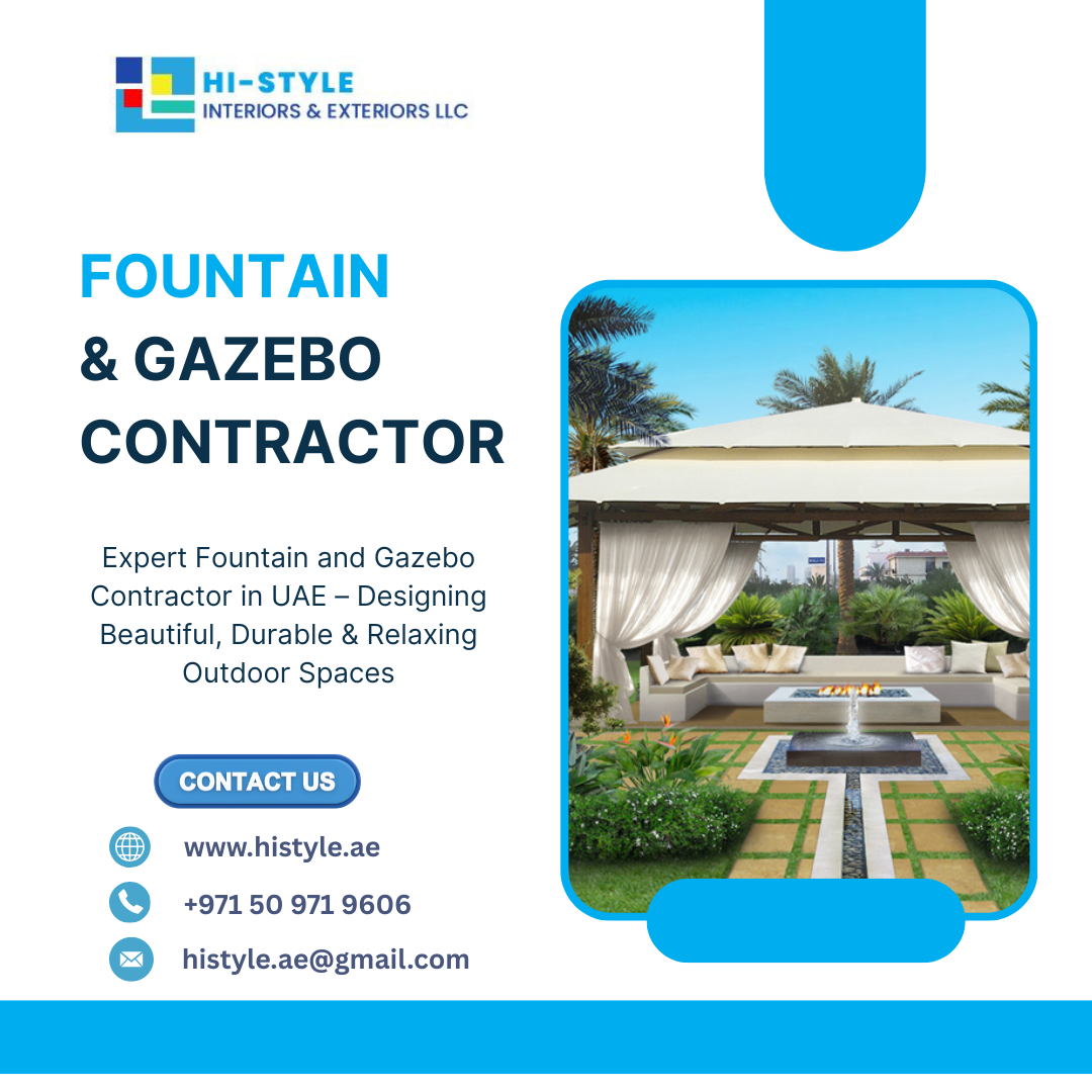 Fountain & Gazebo Contractor in UAE