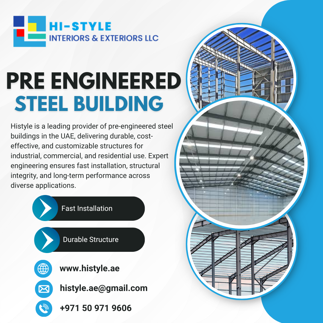 Pre Engineered Steel Buildings in UAE