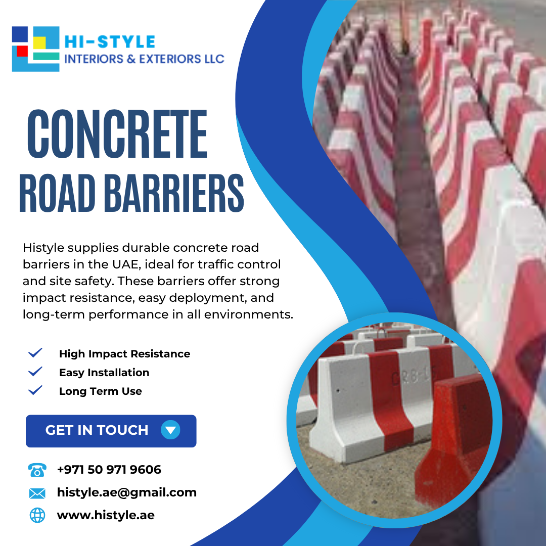 Durable Concrete Road Barrier in UAE for Traffic Safety Solutions