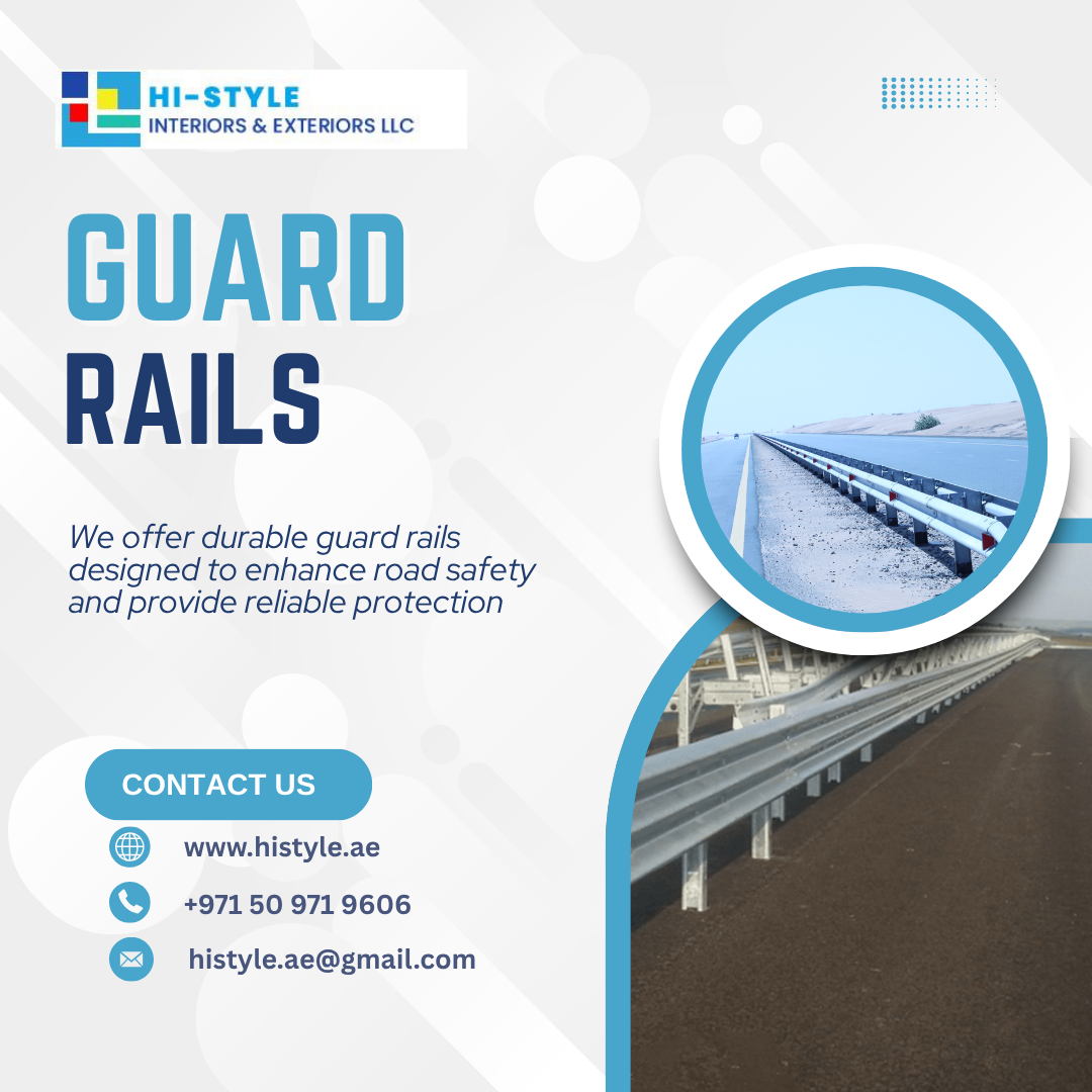 High-Quality Guard Rails in UAE for Maximum Road & Site Safety