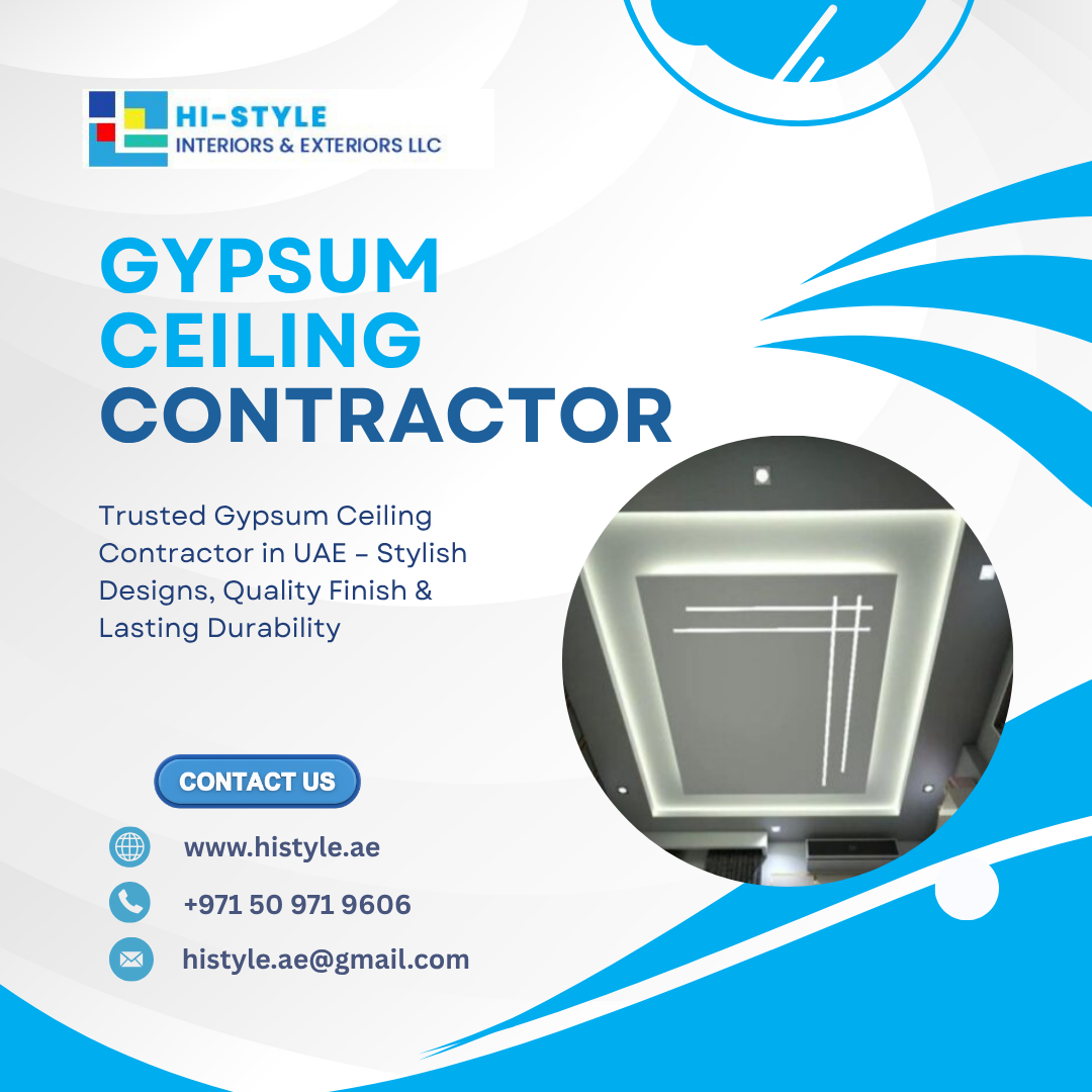 Gypsum Ceiling Contractor in UAE