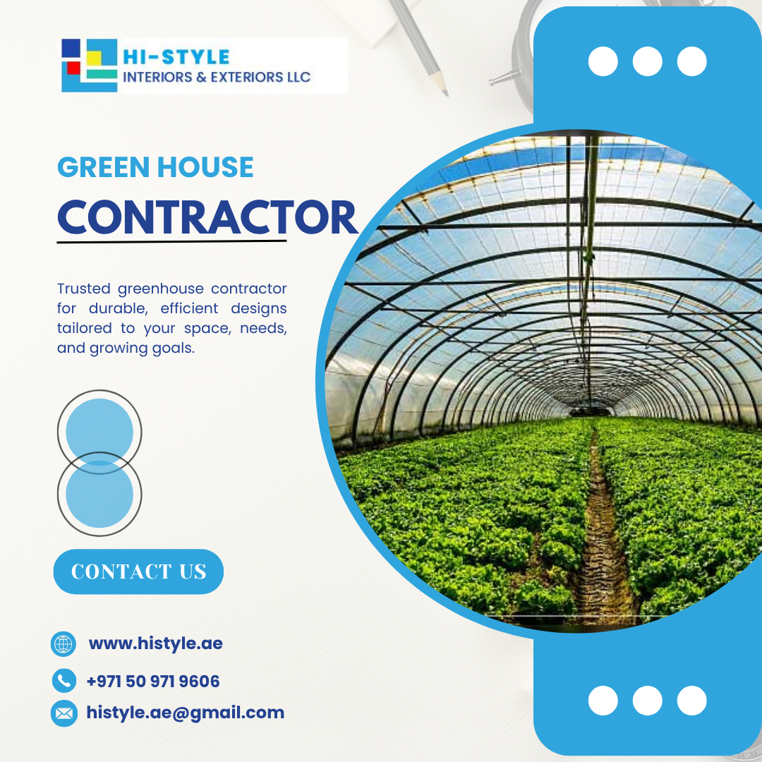 Green House Contractor in UAE