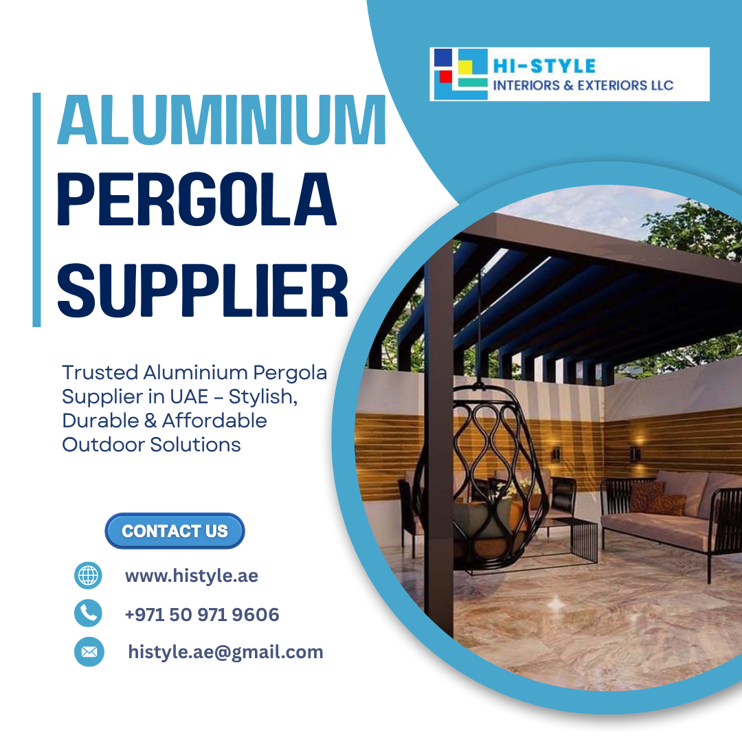 Aluminium Pergola Supplier in UAE