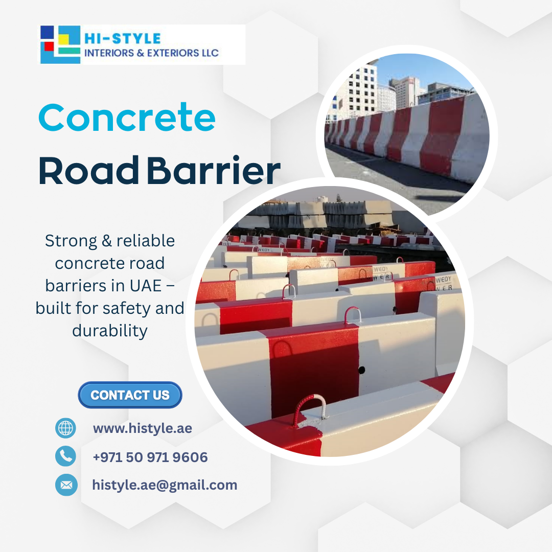 Concrete Road Barrier in UAE