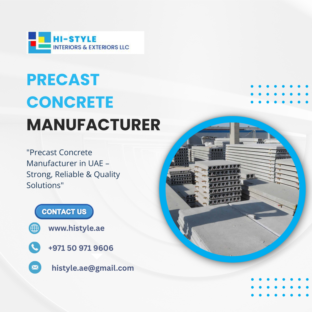 Precast Concrete Manufacturer in UAE
