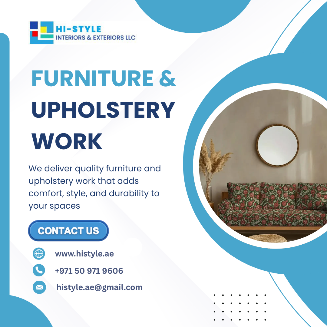Furniture & Upholstery Work in UAE