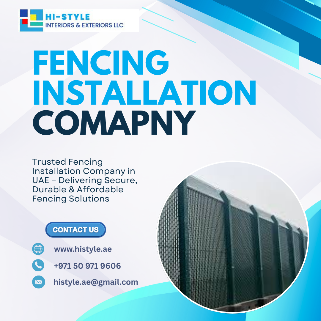 Fencing Installation Company in UAE