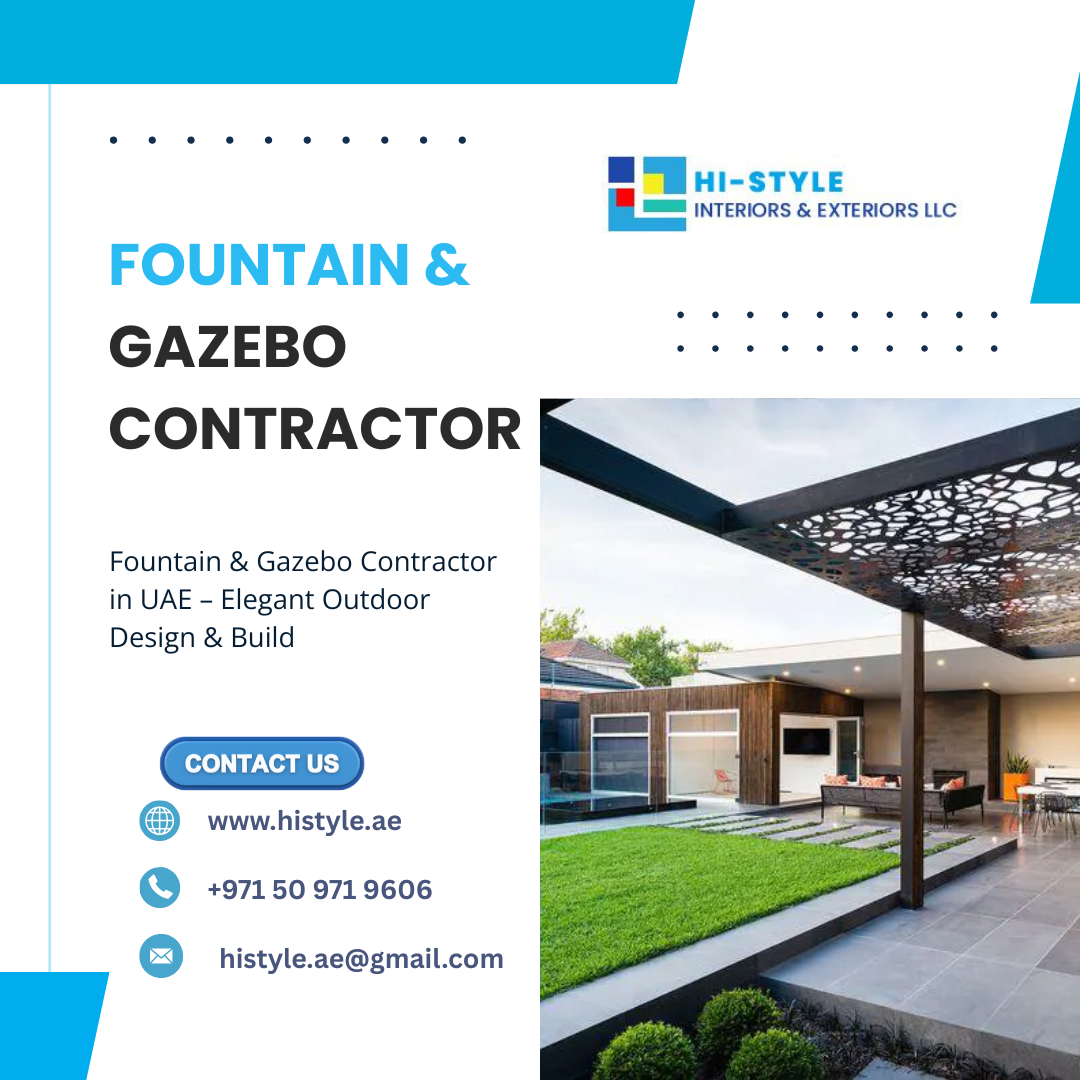 Fountain & Gazebo Contractor in UAE