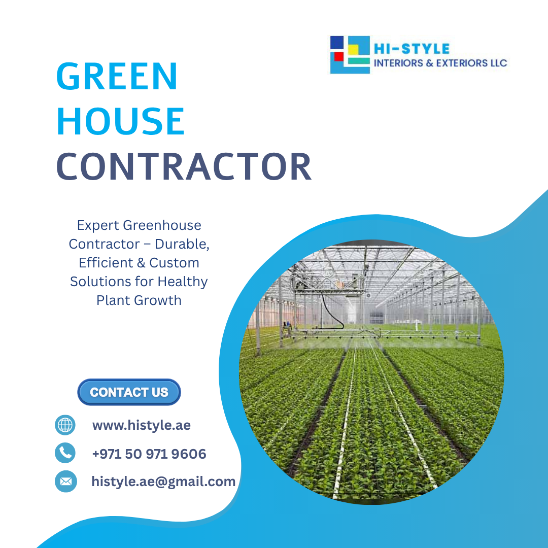 Green House Contractor in UAE