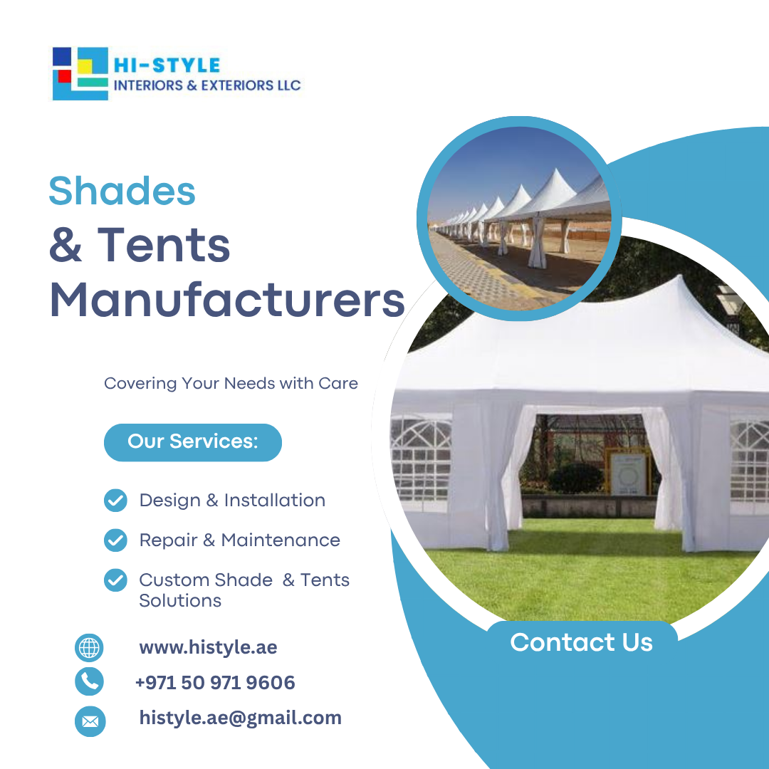 Shades & Tent Manufacturers in UAE