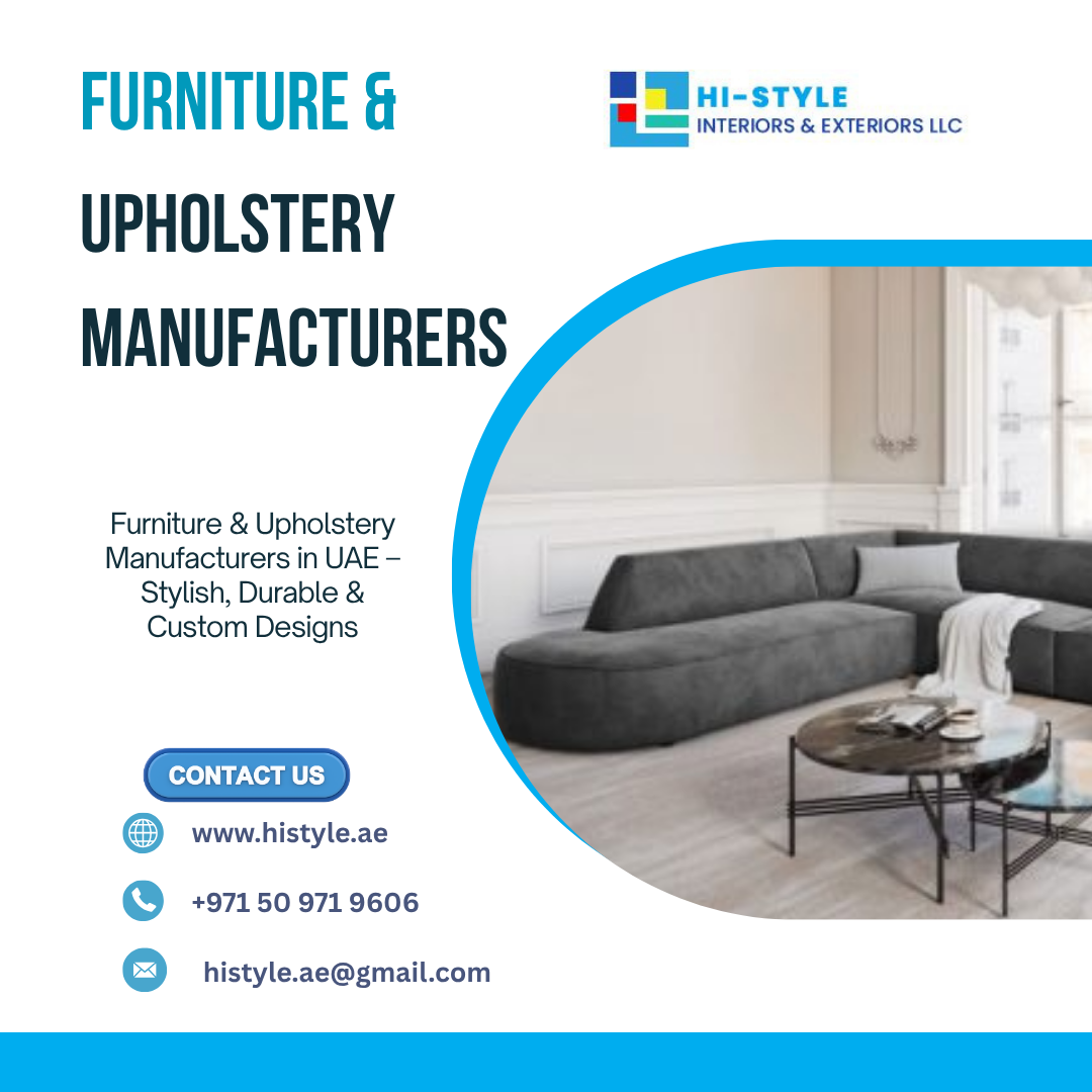 Furniture and Upholstery Manufacturers in UAE