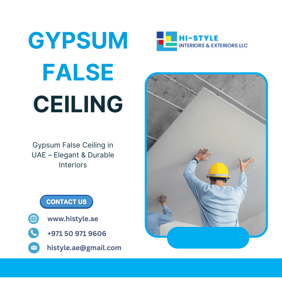 Gypsum False Ceiling in UAE