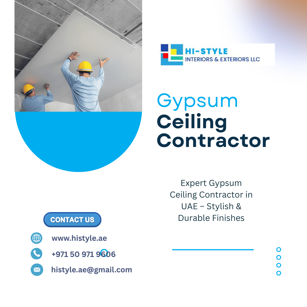 Gypsum Ceiling Contractor in UAE