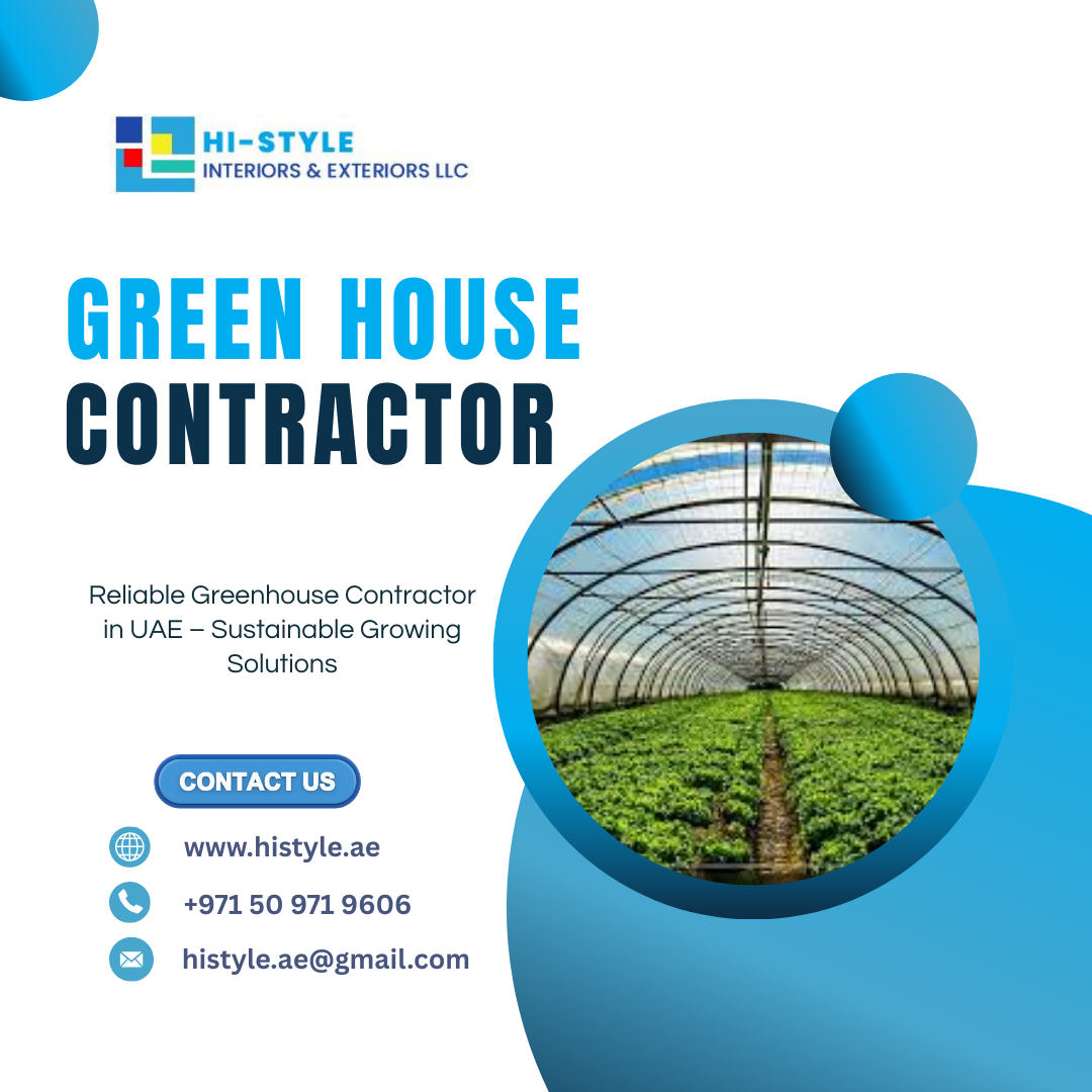 Green House Contractor in UAE