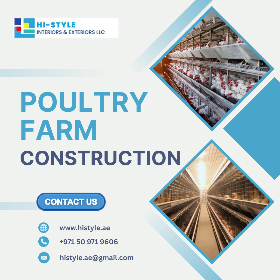 Specialized Poultry Farm Construction in UAE for Modern Farming Needs