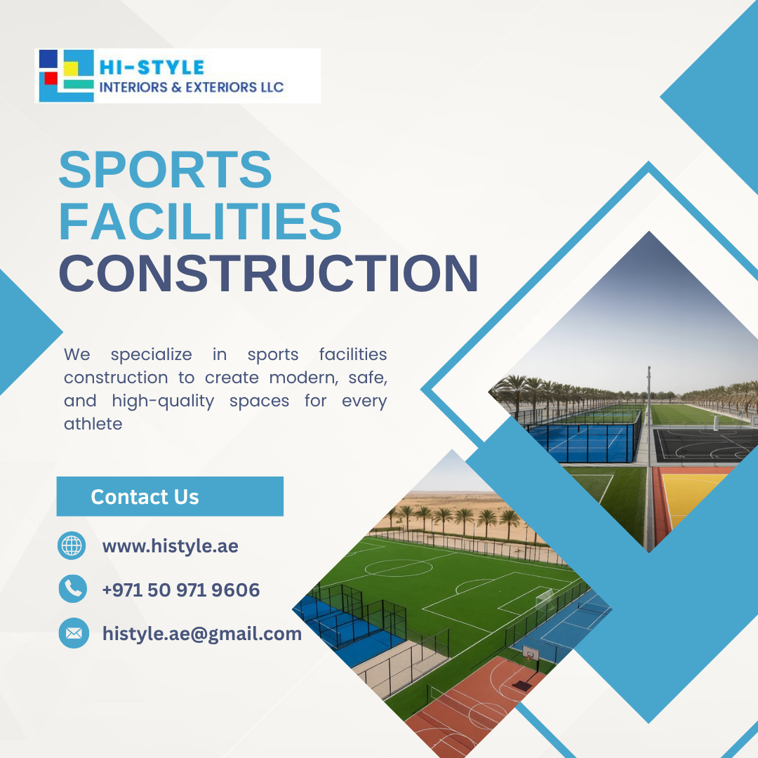 Leading Sports Facilities Construction in UAE for Modern & High-Performance Spaces