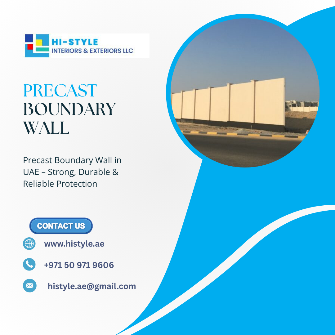 Precast Boundary Wall in UAE