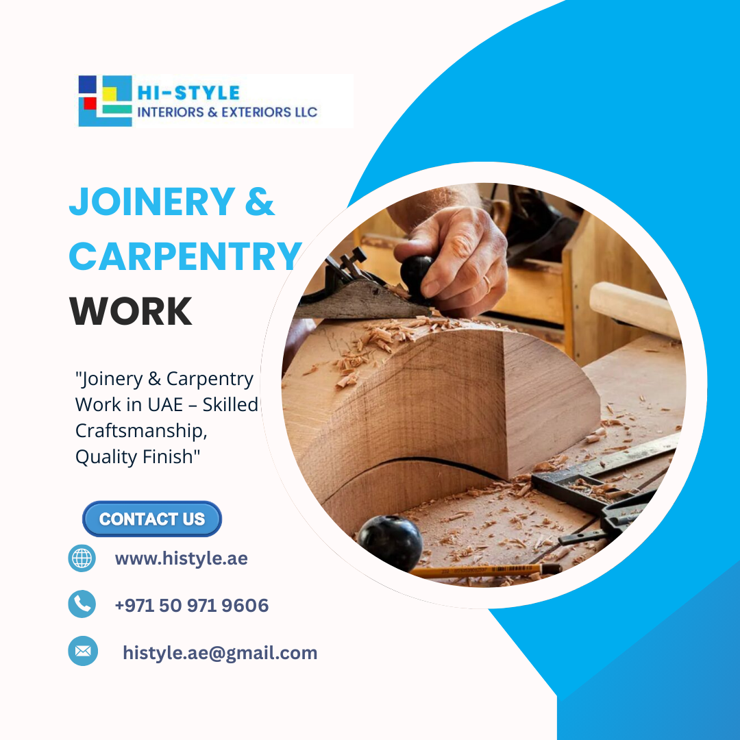 Joinery & Carpentry Work in UAE