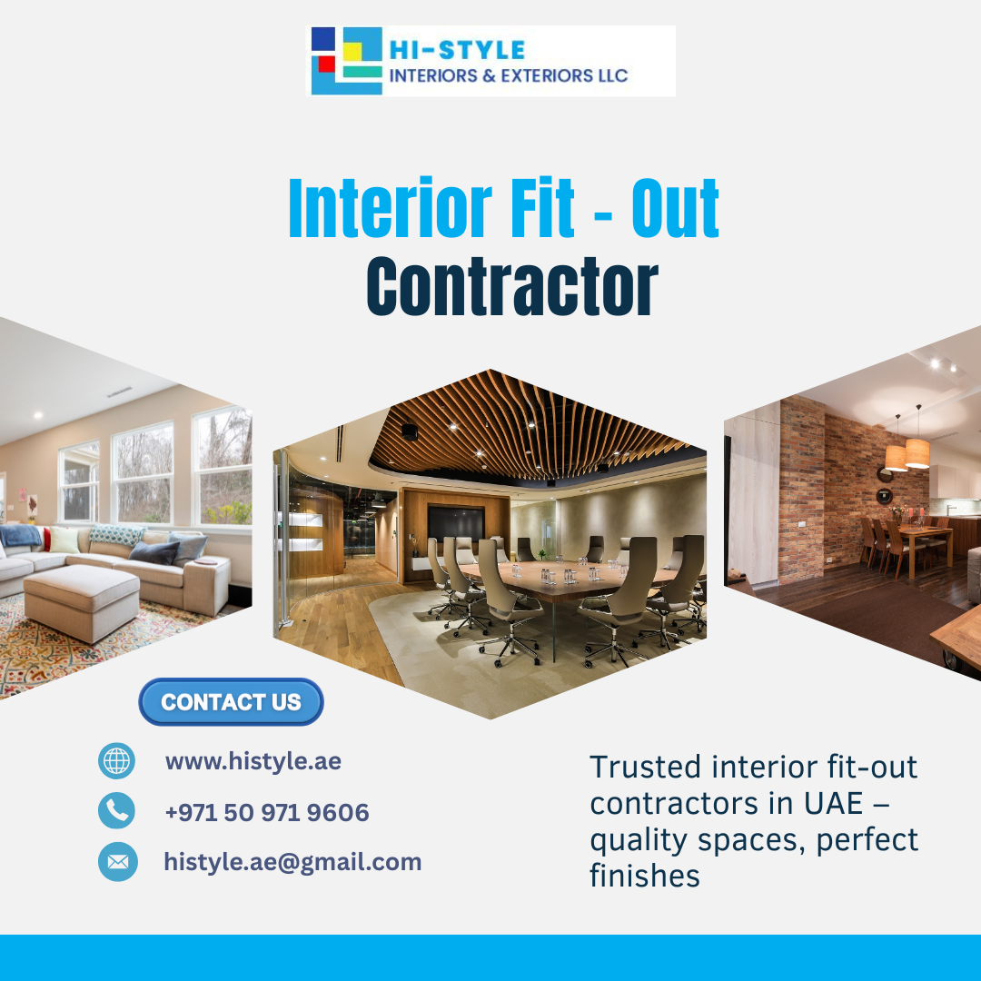 Interior Fit Out Contractor in UAE