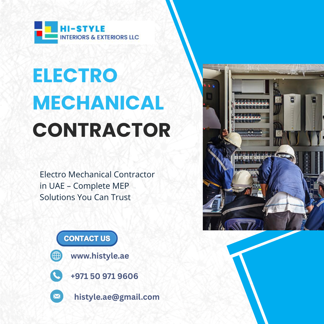 Electro Mechanical Contractor in UAE