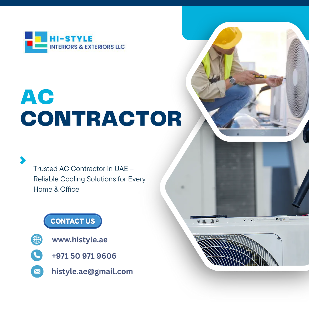 Reliable AC Contractor in UAE for Efficient Cooling Solutions
