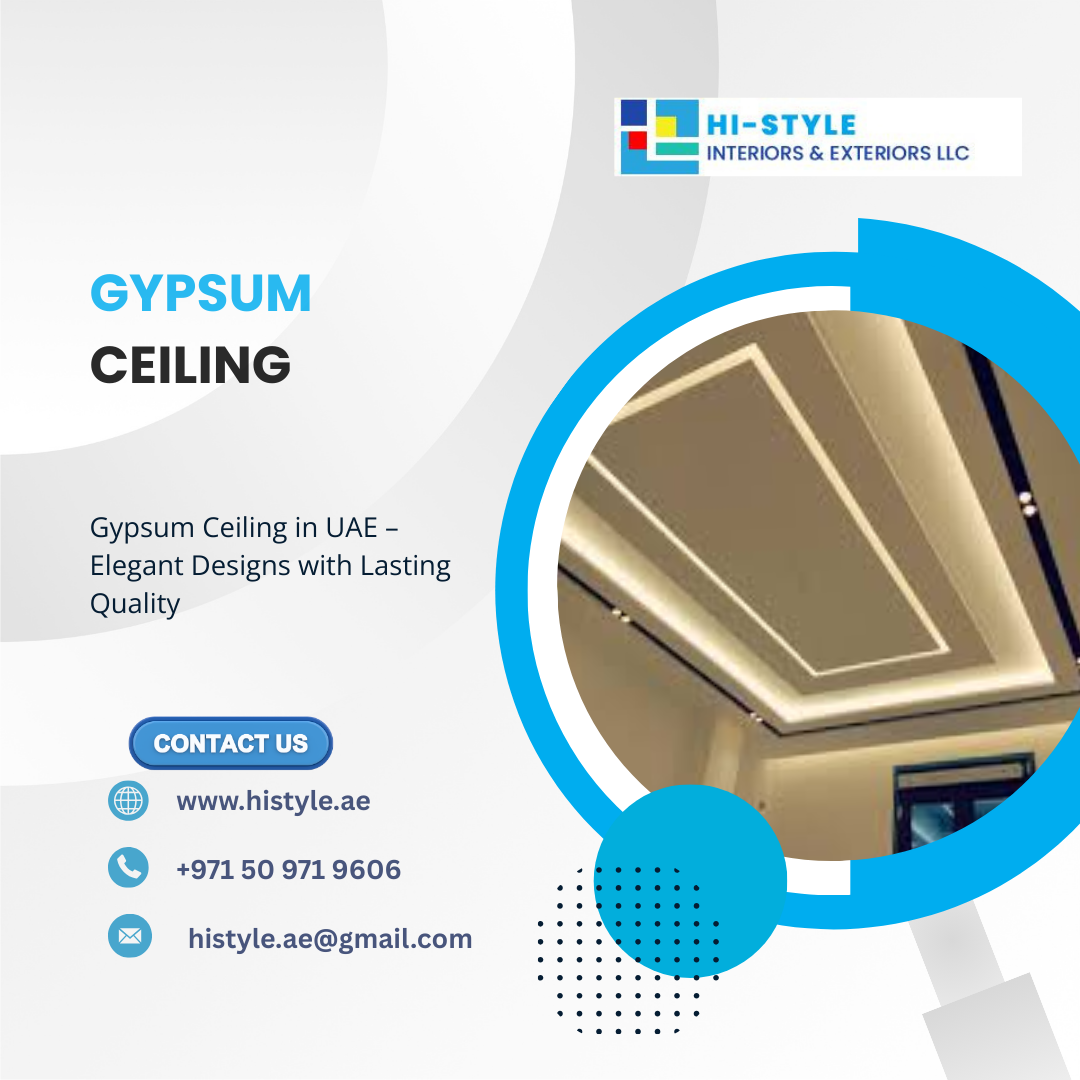 Gypsum Ceiling in UAE