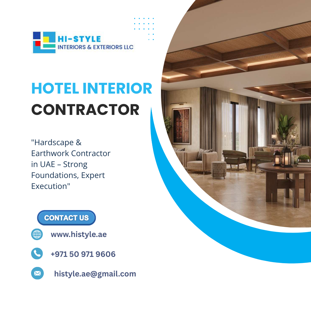 Expert Hotel Interior Contractor in UAE for Luxury & Comfort