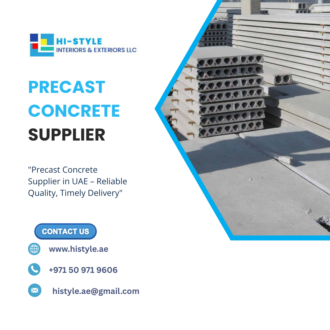Precast Concrete Supplier in UAE