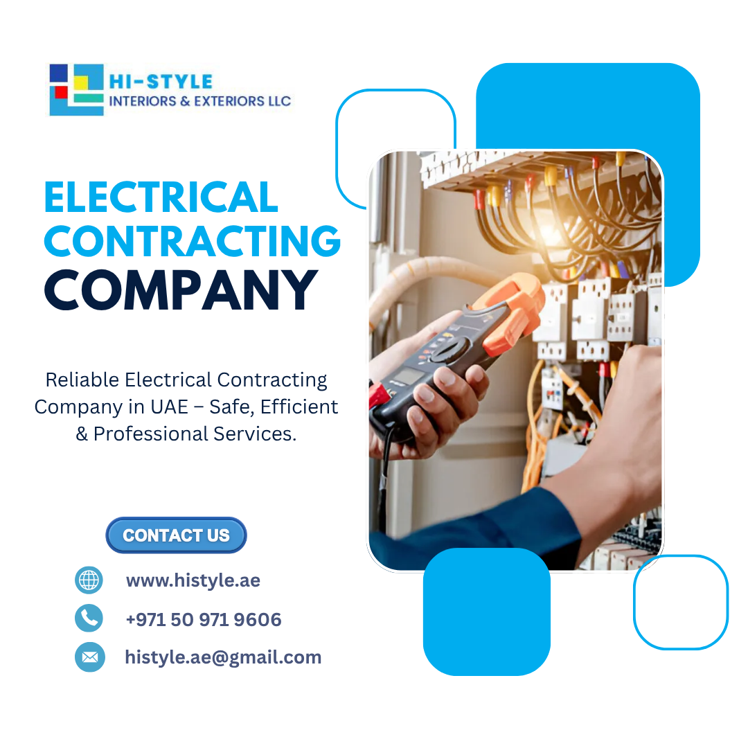 Professional Electrical Contracting Company in UAE for Safe Installations